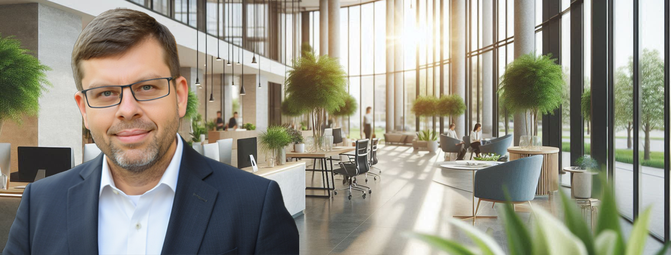 Hintergrundbild des Büros